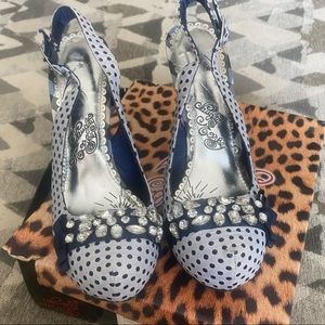 Naughty Monkey “Dolled Up” in Navy Size 9.5